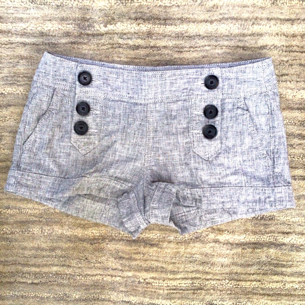 Express button-up shorts